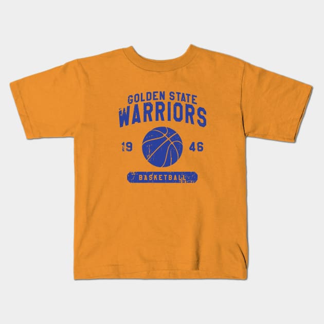 warriors basketball Kids T-Shirt by GS